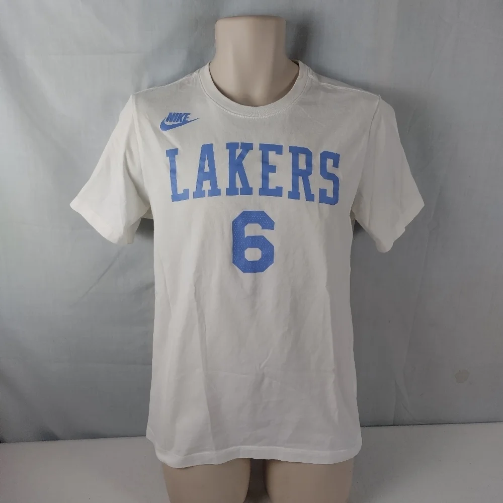 Nike Women's Size Small Los Angeles Lakers #6 LeBron James NBA Team Shirt